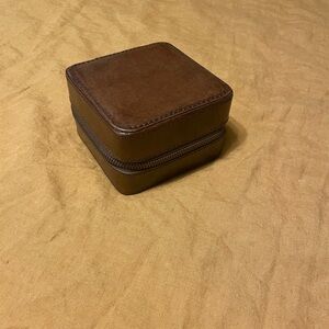 Pottery Barn Brown Jewelry Organizer